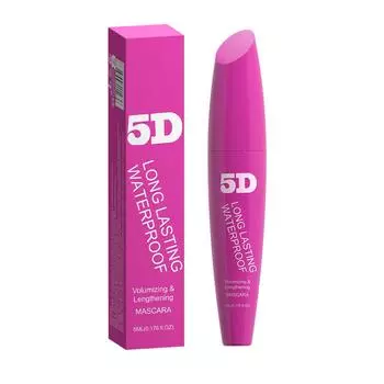 Тушь для наращивания ресниц для женщин, придающая объем, невероятная длина, стойкая, без комочков, тушь для ресниц без хлопьев 5 мл One Size розовый