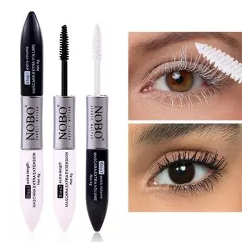 Тушь для ресниц 2 в 1 Volume Mascara, водостойкая, густая, подкручивающая и удлиняющая, очаровательный макияж глаз
