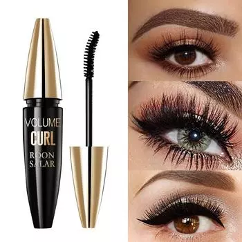 Тушь для ресниц 4d Fiber Mascara Black Eye Curling Eyelash Double Mascara Водостойкая тушь для ресниц Инструмент для макияжа