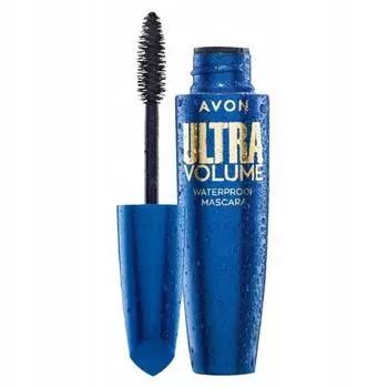 Тушь для ресниц Avon Ultra Volume Black — водостойкая, черная, 10 мл