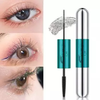 Тушь для ресниц Broken Diamond с двойным эффектом 4D Slender Curling Водостойкая неразмазанная цветная тушь для ресниц Двуглавая