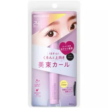 Тушь для ресниц Brow Lash Ex Mituka Curl Lock, прозрачный черный 1