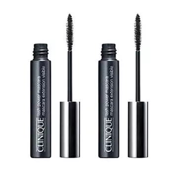 Тушь для ресниц CLINIQUE Lash Power Mascara Long Wearing Formula 6 мл, черная [01 Onyx] [Набор 2] [Товар] чёрный