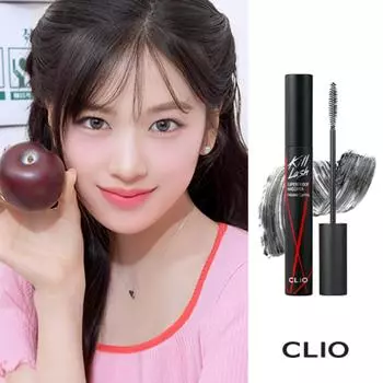 Тушь для ресниц Clio Kill Lash Super Proof 7 г, оттенок 02 Подкручивающий объем, 1 шт.