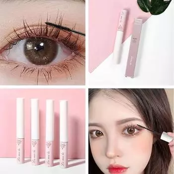 Тушь для ресниц Длинная и завивающаяся, ее нелегко покрасить и удлинить, чрезвычайно тонкая, натуральная, тонкая головка кисточки.