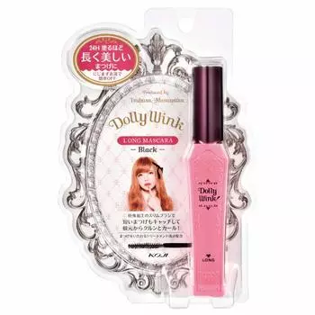 Тушь для ресниц Dolly Wink Long, три черных цвета чёрный