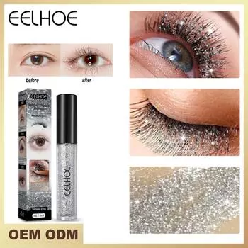 Тушь для ресниц eelhoe Shimmering Diamonds водостойкая, удлиняющая, не размазывающаяся, подкручивающая, удлиняющая 8ml