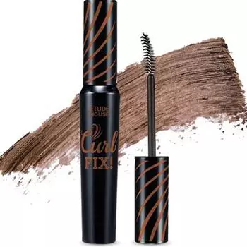 Тушь для ресниц Etude House Lash Perm Curl Fix 8 г, коричневая, 1 шт.