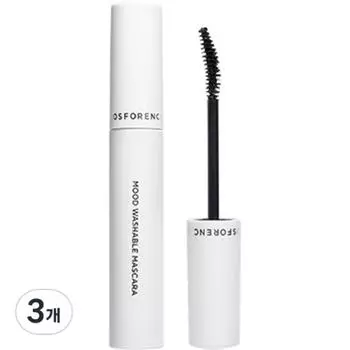 Тушь для ресниц Forencos Mood Washable Mascara Long & Curl 8 г, оттенок 01 Deep Black, 3 шт.