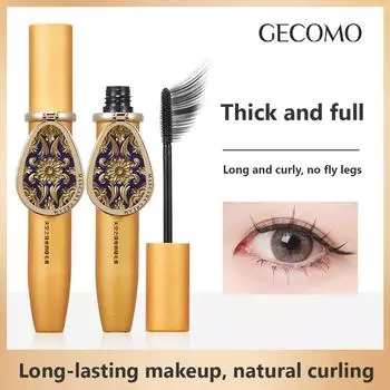 Тушь для ресниц GECOMO Sky Mirror Curling Mascara Густая, длинная, подкручивающая, быстросохнущая, водостойкая, стойкая, не размазывается