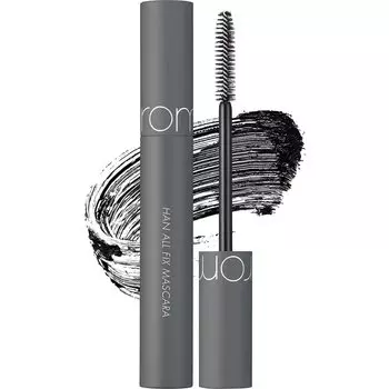 Тушь для ресниц HA Fix Volume Black 7 г Создает красивые объемные ресницы [Оригинальный продукт] rom&nd