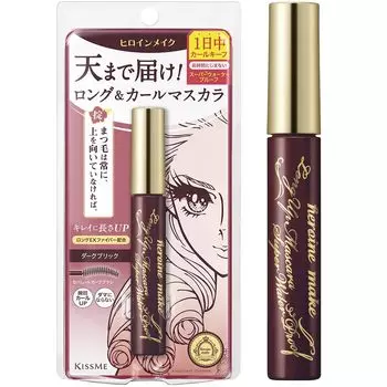 Тушь для ресниц Heroine Make SP Long UP Super WP 51 Dark Brick 6 г Красновато-коричневый Черный Коричневый Водостойкий