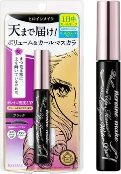 Тушь для ресниц Heroine Make Volume UP Super WP 01 Black 6 г Водостойкая формула, устойчивая к истиранию и царапинам. В комплекте с оригинальной салфеткой, устойчивой к слезам, поту, воде,