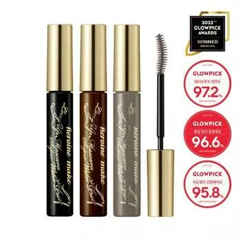 Тушь для ресниц Kiss me Heroine Makeup Long Up, суперводостойкая, 6 г 01 Deep Black