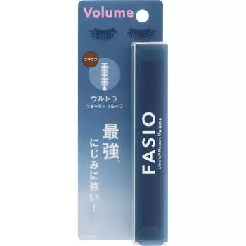 Тушь для ресниц Kose Fatio Ultra WP, оттенок Volume 02 Brown, 6 г. Макияж глаз. Тушь для ресниц. Наносите так, будто приподнимаете ресницы.. Для снятия мы рекомендуем средство Fashio Mascara Remover.. глаз