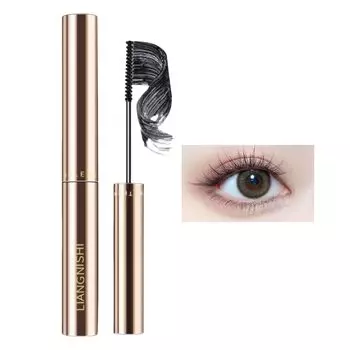Тушь для ресниц Long Curl Mascara с супергустым объемом Водостойкая и подходит для повседневного использования и вечеринок Предотвращает рассыпание макияжа Кисточка Увеличивает длину ресниц