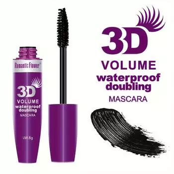 Тушь для ресниц Long Lash Silk Fiber Mascara 3D Volume Long Lasting Eyelash Lengthening Thick Curling Natural Smudge Roof Mascara
