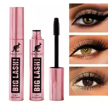 Тушь для ресниц Luxe Lash 4D, водостойкая черная тушь, придающая объем и удлиняющая, идеально подходит для эффектных образов и чувствительных глаз 1pc