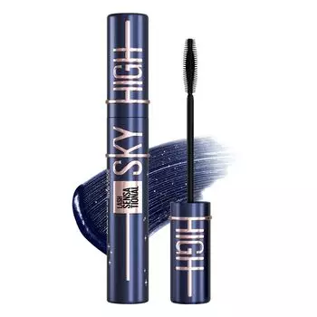 Тушь для ресниц MAYBELLINE Sky High Cosmic Blast 101 Meteor Black Brush Comb Long Comb Volume #Waterproof