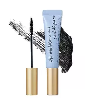 Тушь для ресниц Milk Touch Milk Touch All Day Volume Curl Mascara с водостойкими волокнами и функцией сохранения изгибов (черный)