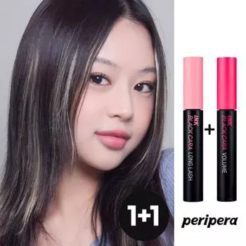 Тушь для ресниц Peripera Ink Black Collar, 03 Neat Curling, 01 Long Lash Curling, 2 шт.