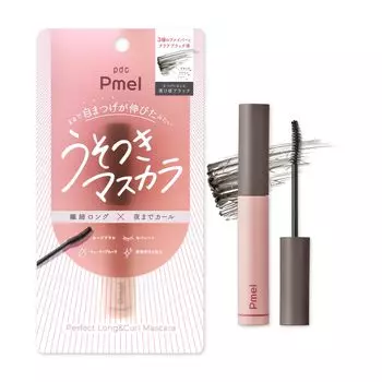 Тушь для ресниц Pmel Usotsuki Perfect Long Curl Mascara Прозрачная черная водостойкая тушь для ресниц с длинным завитком Keep Lower Eyelash Mascara Основа под тушь и