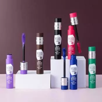 Тушь для ресниц Прочная густая керлинговая краска для ресниц, крем-синяя тушь, водостойкая 5D, быстросохнущая, многоцветная краска для ресниц, косметика, 6 цветов