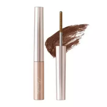 Тушь для ресниц с металлической щеточкой MilleFee (02 натуральный коричневый) Eye Make Водостойкий Длинный Подкручивающий Сохраняет Очень Тонкий На Масляной основе MilleFee