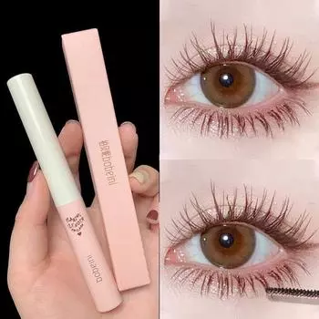 Тушь для ресниц с тонкими насадками-кистями, долгосрочный эффект, водостойкая пот и защита от пота, черная, быстросохнущая, питательная, активная, жидкая тушь для ресниц, косметика