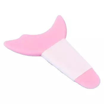 Тушь для ресниц Щит для ресниц Многофункциональный многоразовый силиконовый аппликатор Защитник для подводки глаз Розовый фиолетовый