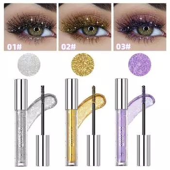 Тушь для ресниц Shimmery Diamond Тушь для ресниц Shimmer Snowflake Водостойкий макияж глаз