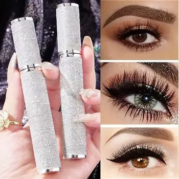 Тушь для ресниц Silver Feather Forged Silver Skin Fiber Elongate Crypto Big Eye Black Mascara Eye Lash Mascara