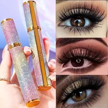 Тушь для ресниц Starry Sky, водостойкая, стойкая, не размазывающаяся, подкручивающая, густая, черная, идеальная идея для подарка, водостойкая подводка для глаз 1pc