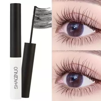 Тушь для ресниц Sunflower Lash, водостойкая, не размазывающаяся, подкручивающая и удлиняющая, черная тушь, устойчивая к поту, для макияжа глаз чёрный