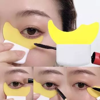 Тушь для ресниц Универсальный косметический инструмент Мини Безопасный шаблон для макияжа глаз для новичков C