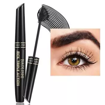 Тушь для ресниц Водостойкая Тушь для ресниц против выпадения ресниц Густая подкручивающая тушь для ресниц Невыцветающая тушь 25.5g