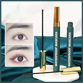 Тушь для ресниц, водостойкая, тонкая, подкручивающая, тонкая насадка, быстросохнущая праймер для ресниц, не окрашивает ресницы