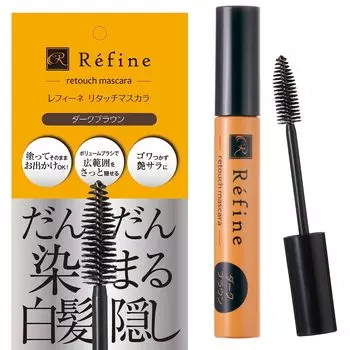 Тушь для волос Grey Hair Hide Refine Retouch 10 г для женщин (Темно коричневый) (1 кусок)