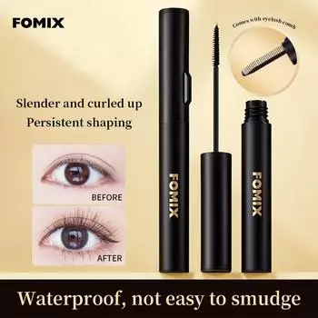 Тушь FOMIX Natural Curl Volume And Length Не размазывается Длительная фиксация Тушь для ресниц Праймер
