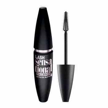 Тушь Maybelline Lash Sensational Full Rich 01 Black Volume, смываемая горячей водой.