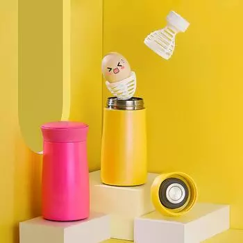 Тушеный стакан с вкладышем, фильтр, чайная сетка, кружка, оптовая продажа, новогодние практичные подарки на фестиваль середины осени 301-400ml белый