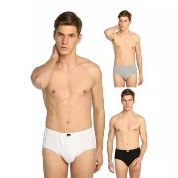Tutku Underwear Хлопковые мужские разноцветные трусы-слипы, 6 шт.