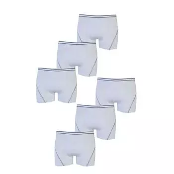 Tutku Underwear Хлопковые трусы-боксеры из лайкры для мальчиков, 6 шт.