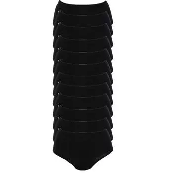Tutku Underwear Женские трусы Bato с высокой талией, 12 шт. в упаковке, удобная форма