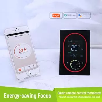 Tuya 5A/16A House Smart WiFi Thermostat Water Electric Heating Gas Boiler Floor Heating Touch Screen Temperature Controller