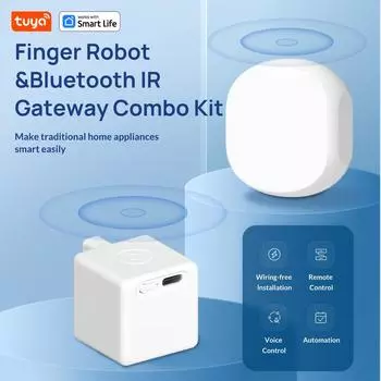 Tuya Fingerbot Button PusherBluetooth Finger Robot, управление через приложение, добавление Tuya Hub, делающее его совместимым с Alexa, Google, управление таймером