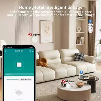Tuya Multi-Mode ZigBee Bluetooth Gateway Hub Беспроводная интеллектуальная бытовая техника Пульт дистанционного управления Мост Поддержка Alexa Google Home Bluetooth