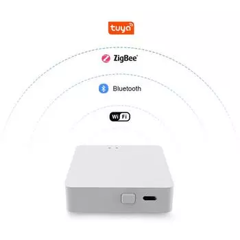 Tuya Multi-Mode ZigBee Bluetooth Gateway Hub Беспроводная интеллектуальная бытовая техника Пульт дистанционного управления Мост Поддержка Alexa Google Home Bluetooth