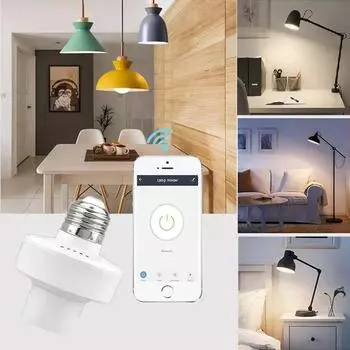 Tuya Smart Light Bulb адаптер WiFi держатель лампы база E27 E26 AC умный срок службы беспроводной голосовой контроль для Alexa Google Home