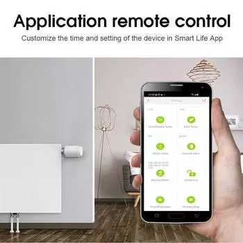 Tuya Smart Radiator Actuator TRV Программируемый термостатический клапан радиатора Приложение Удаленный регулятор температуры Поддержка Alexa